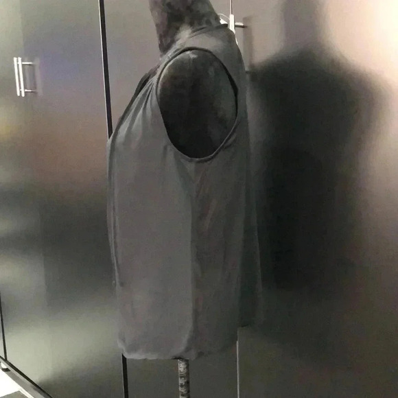 LOFT V-neck keyhole tie,cut out detail shoulder, sleeveless tunic,tank top - Picture 5 of 11